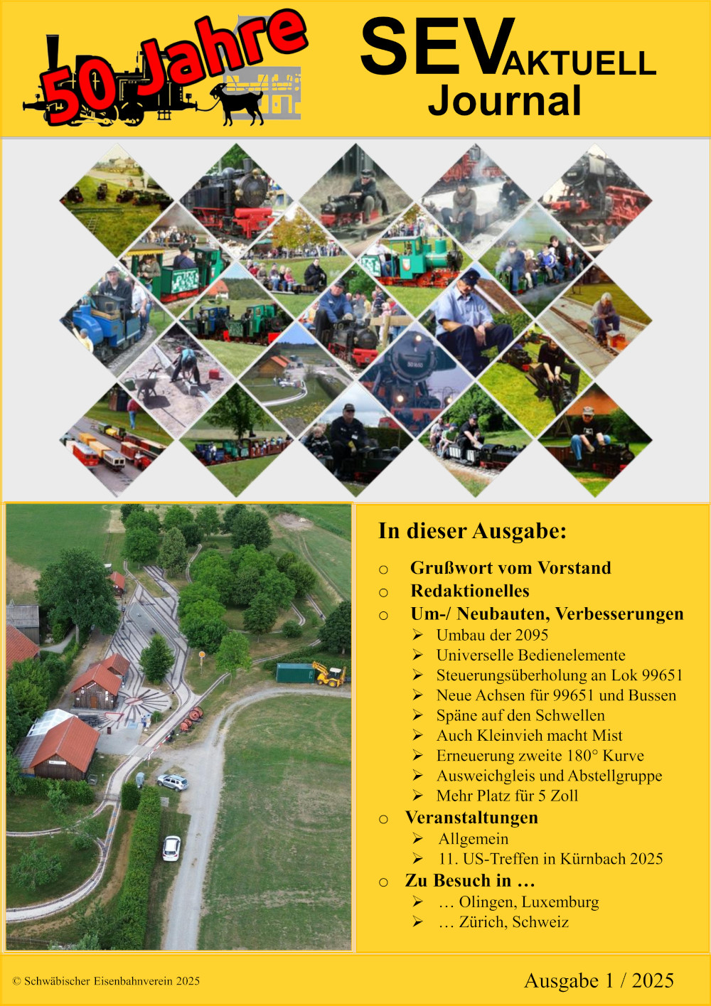 Titelblatt SEV Aktuell – Ausgabe 01